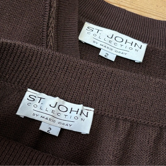 St. John Collection Marie Gray Skirt Suit 2 - Picture 6 of 6